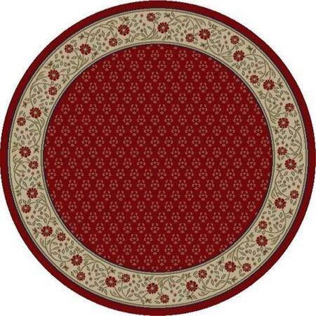 CONCORD GLOBAL TRADING Area Rugs, 5 Ft. 3 In. X 7 Ft. 7 In. Jewel Harmony - Red 40205